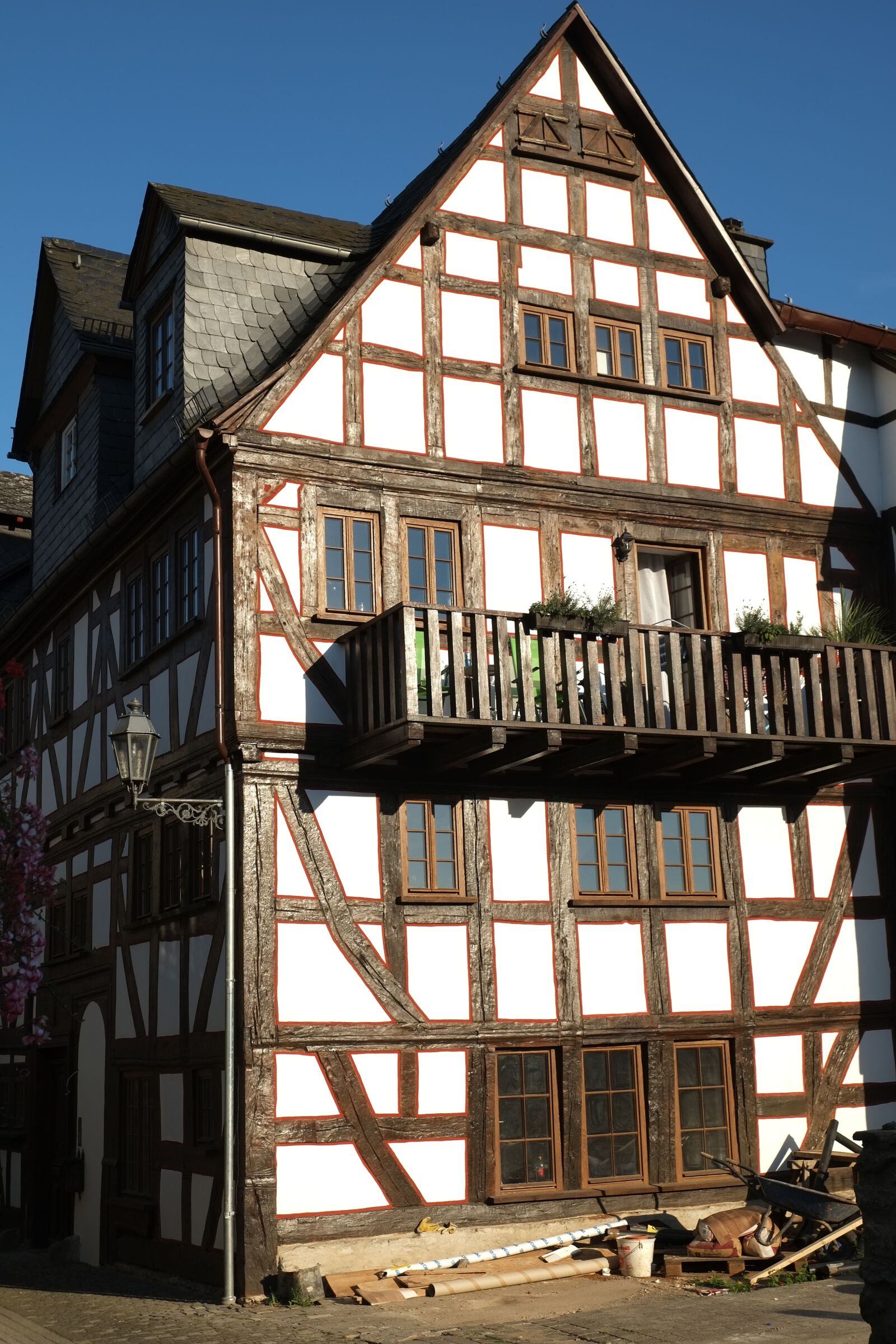 Fujifilm X-E1 sample photo. Fachwerkhaus, truss, historic center photography