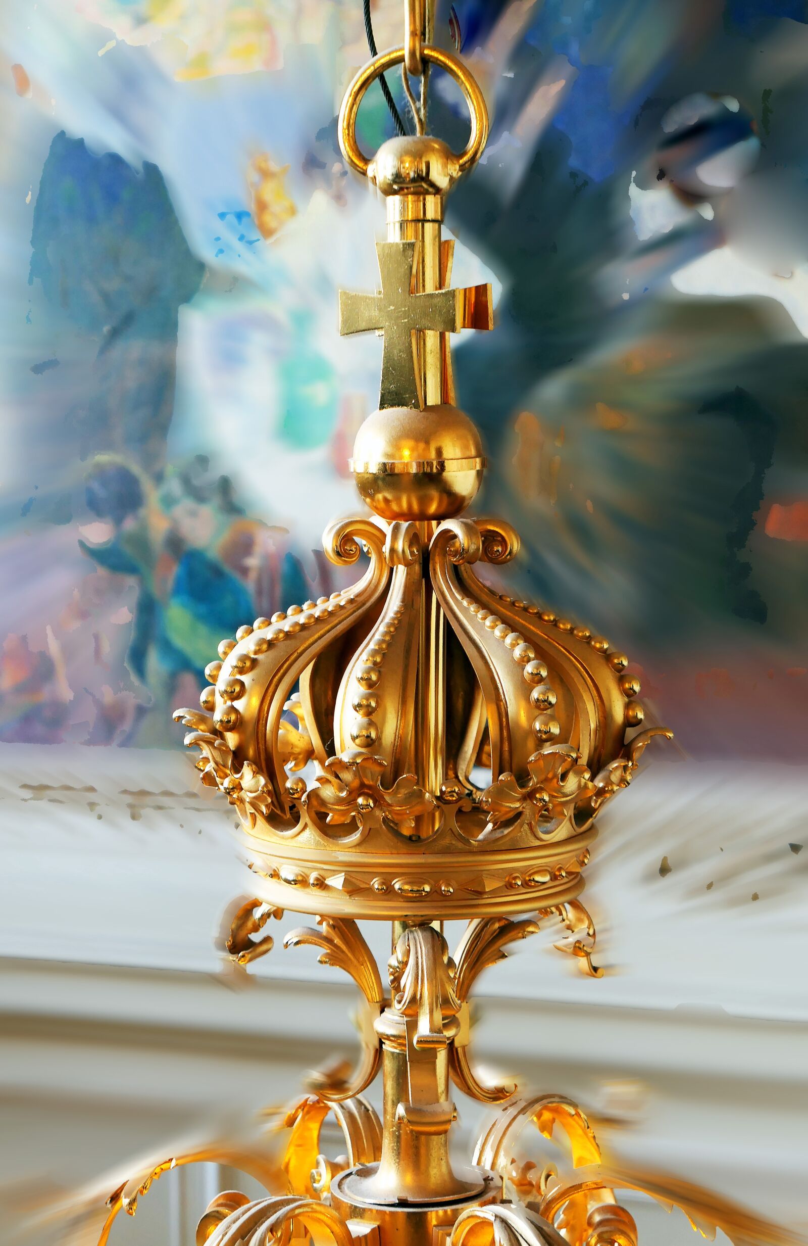 Panasonic Lumix DMC-LX10 (Lumix DMC-LX15) sample photo. Crown, lamp, light photography