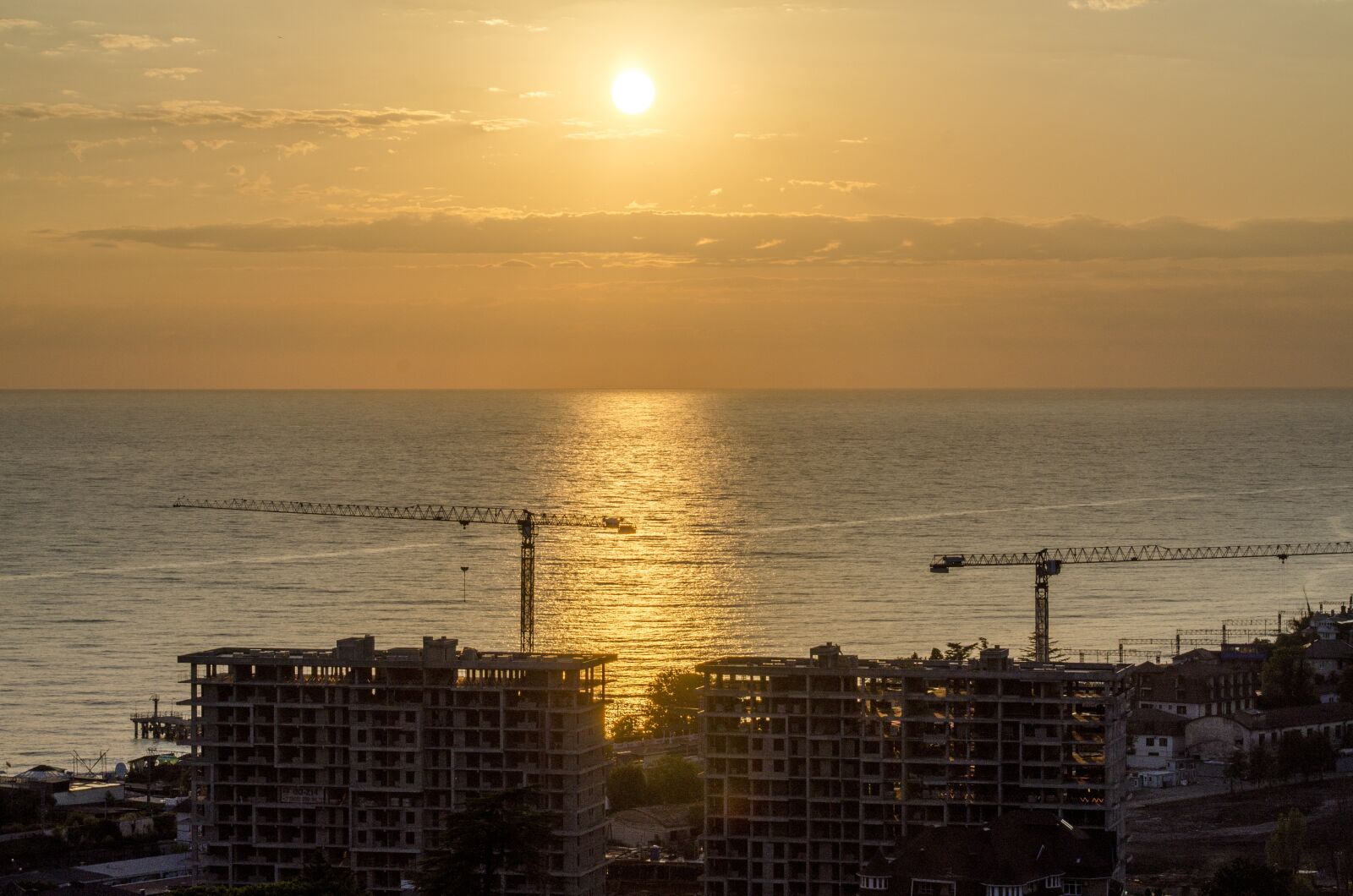 Nikon D7000 sample photo. Construction, nature, sunset photography