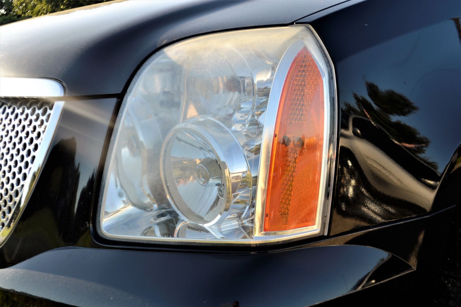 Nikon D3100 sample photo. Pre-owned, gmc truck headlamp photography