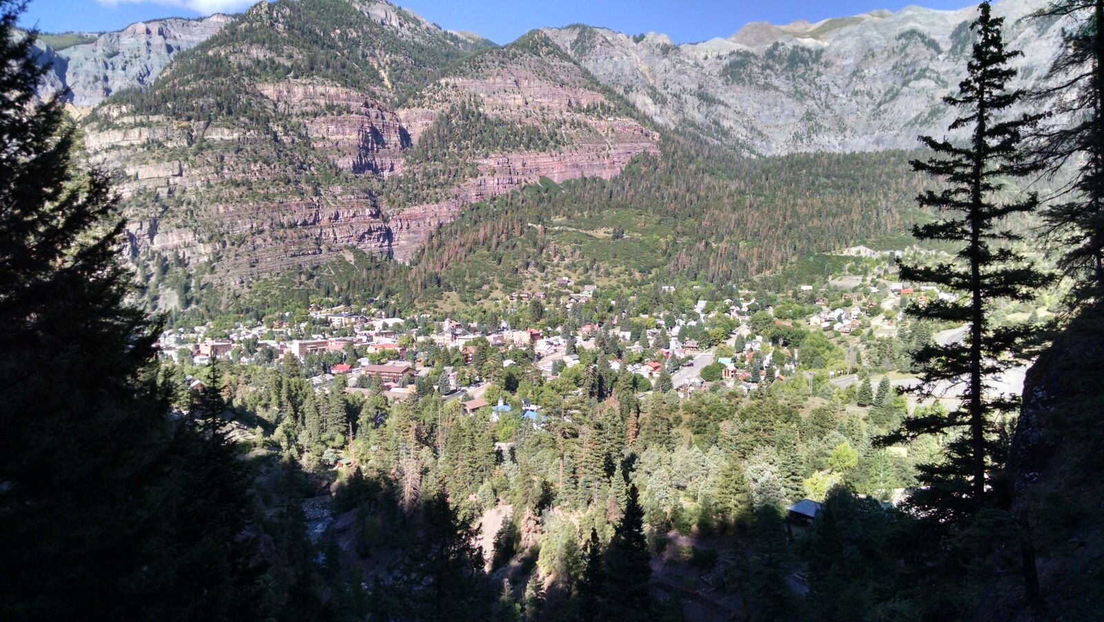 Motorola XT1080 sample photo. Green, trees, on, hills photography
