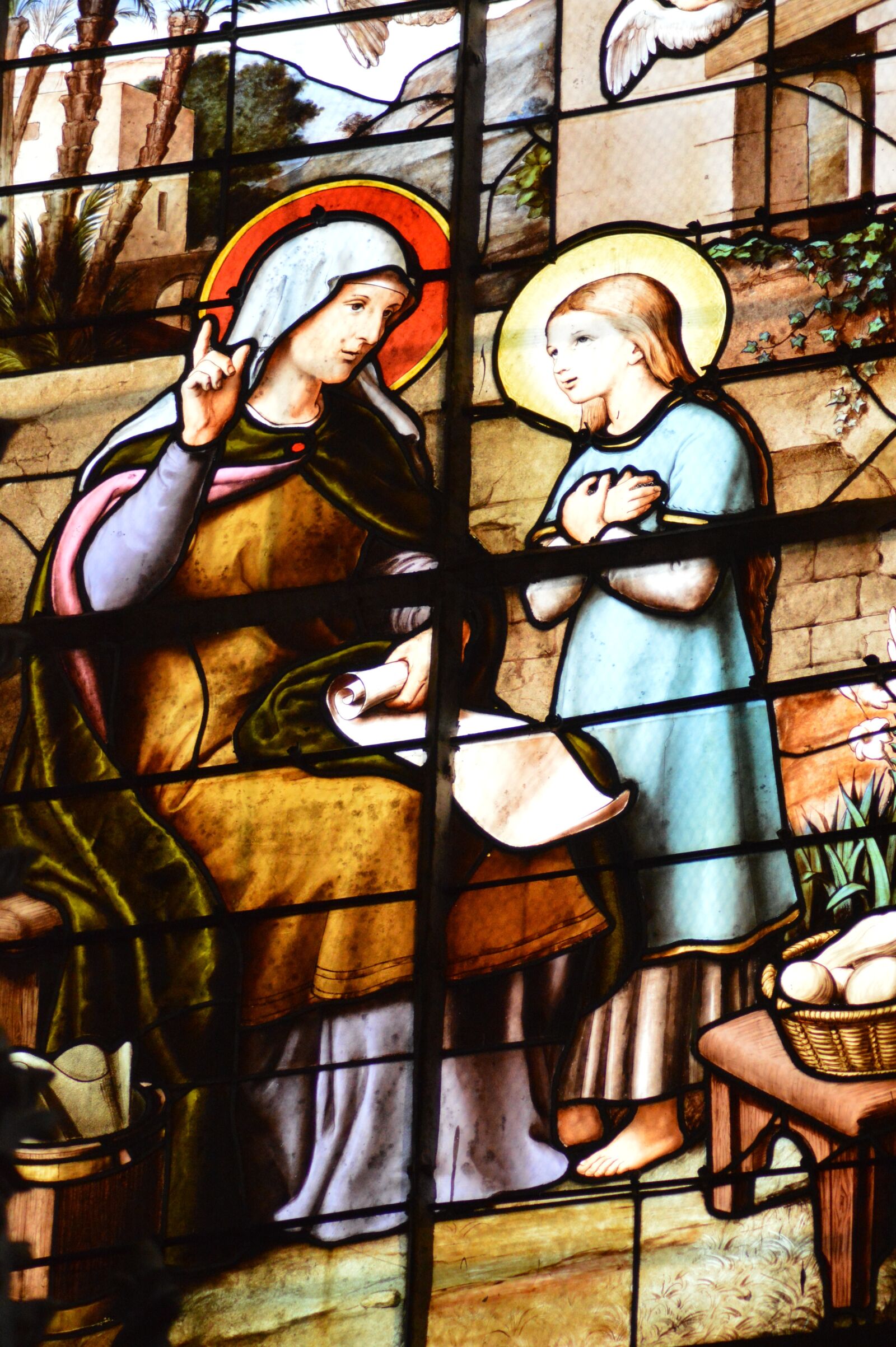 Nikon D3200 sample photo. Stained glass, woman, girl photography