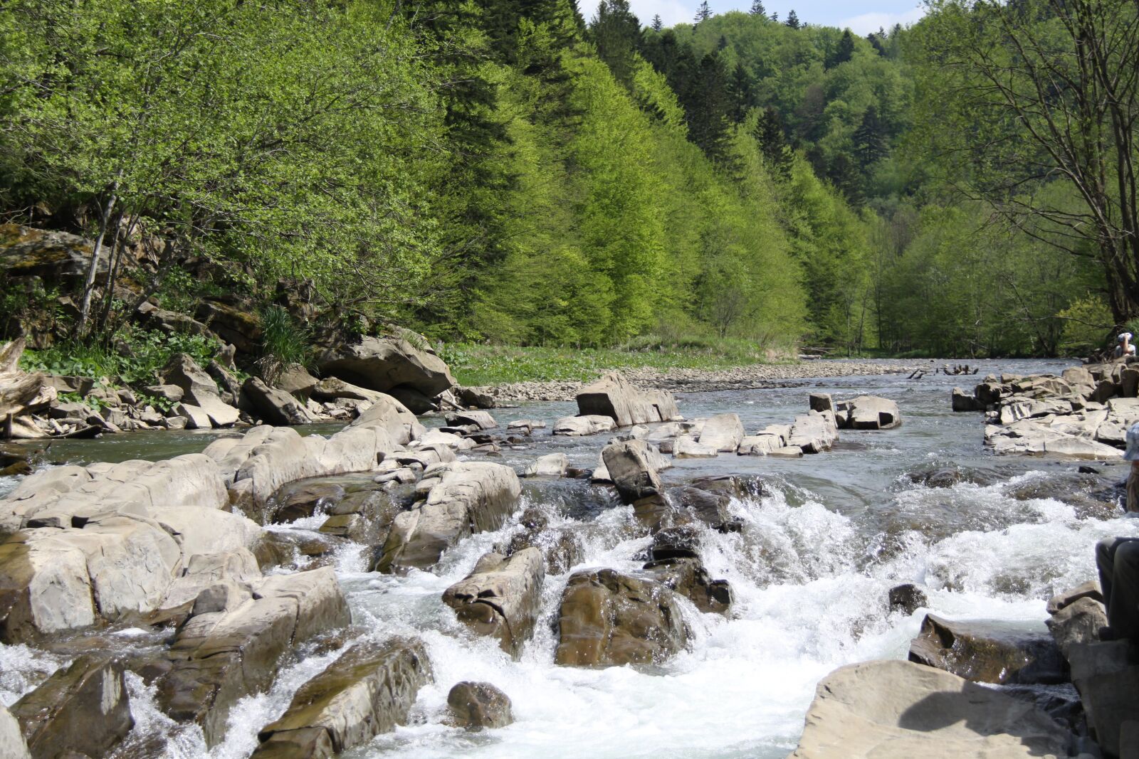 Canon EOS 50D sample photo. Picnic, mountains, river photography