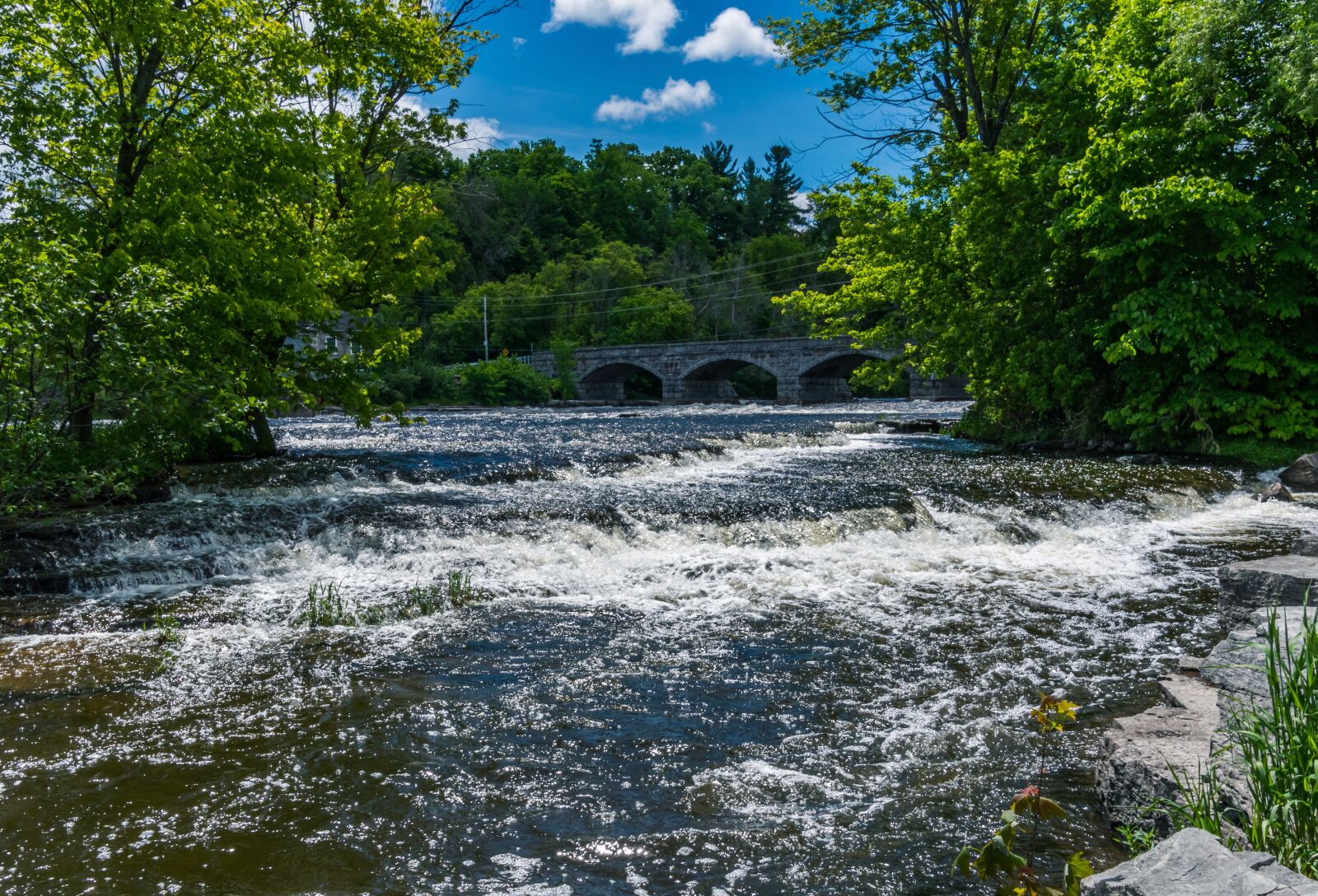 Nikon D500 sample photo. Pakenham ontario, stone bridge photography