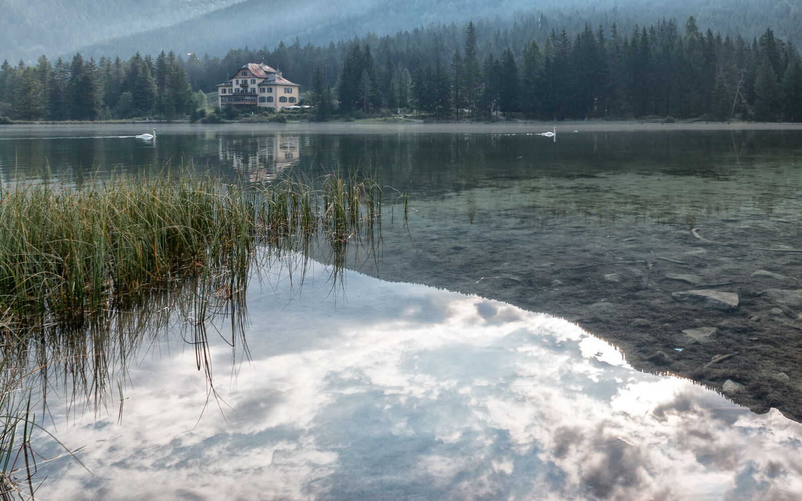 Canon EOS 70D sample photo. Chalet, hd, wallpaper, lake photography