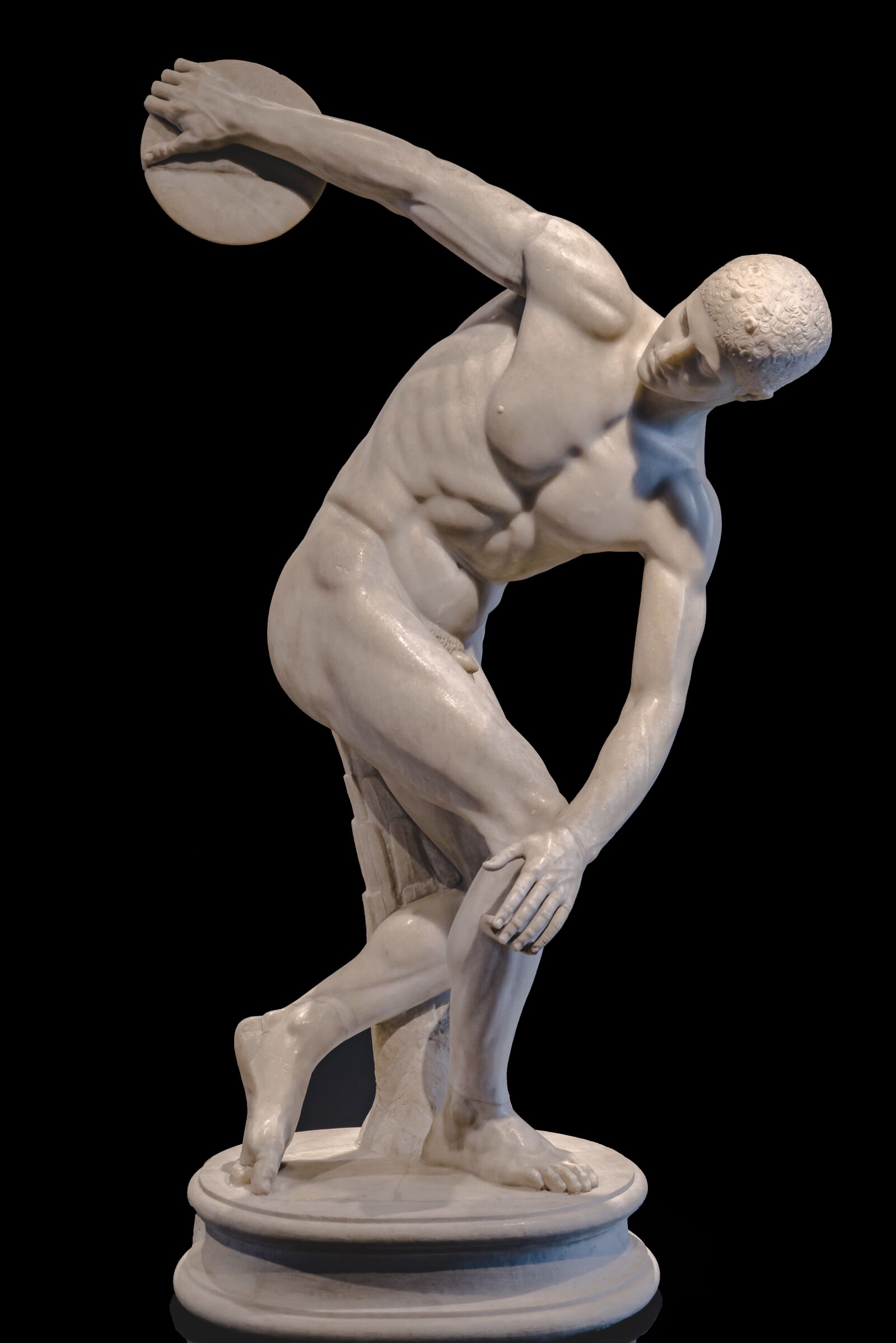 Pentax K-1 Mark II sample photo. Statue, discobole, discobolus photography