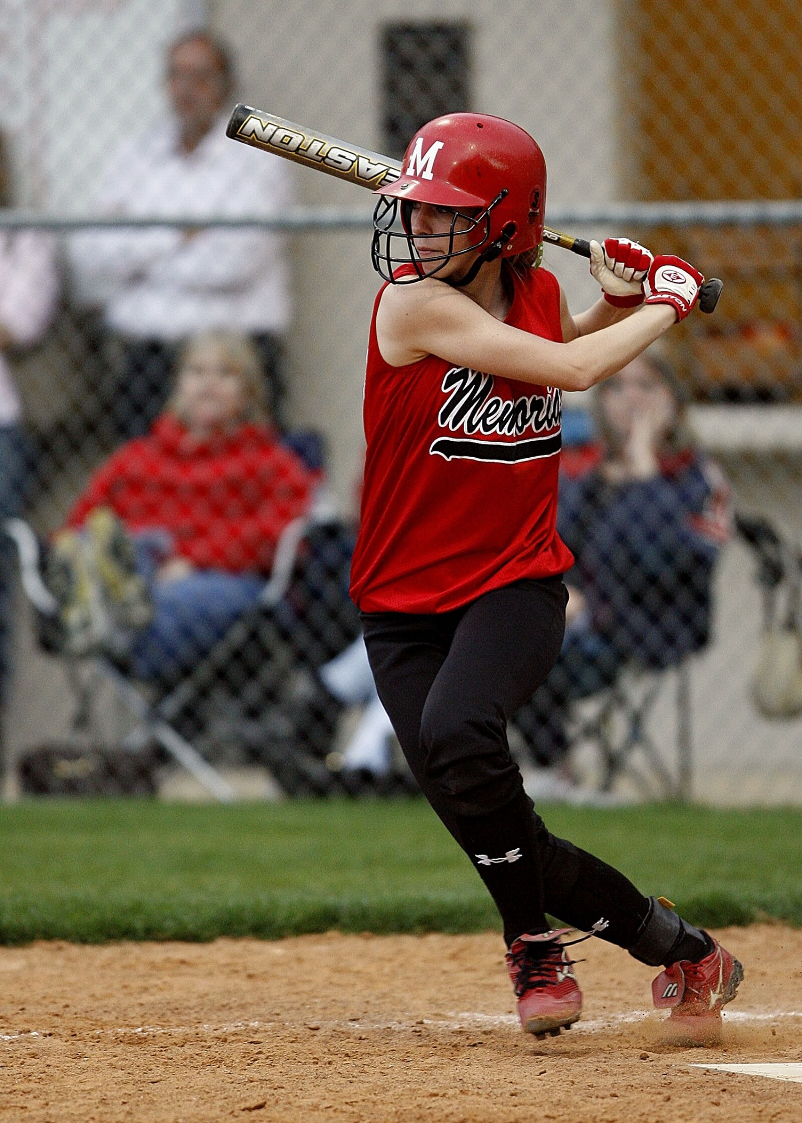 Canon EOS-1D Mark II N sample photo. Softball, batter, female photography