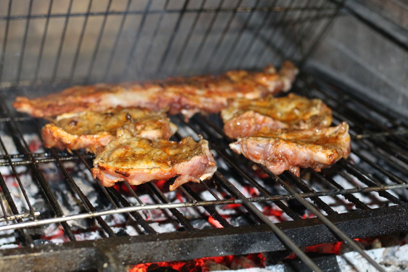 Canon EOS 700D (EOS Rebel T5i / EOS Kiss X7i) + Canon EF 50mm F1.8 STM sample photo. Meat, barbecue, grill photography