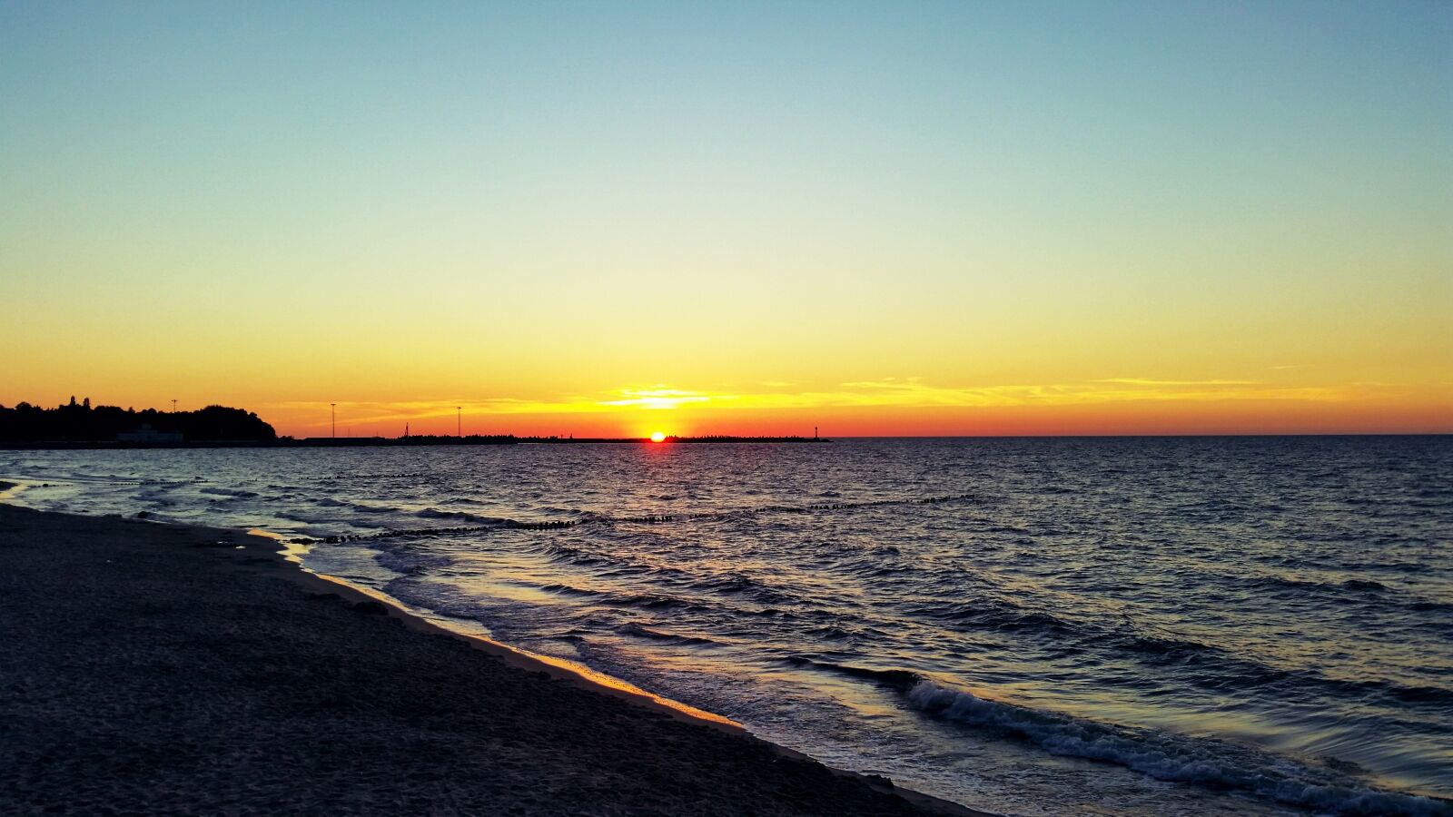 Samsung Galaxy S5 sample photo. Sea, sunset, landscape photography