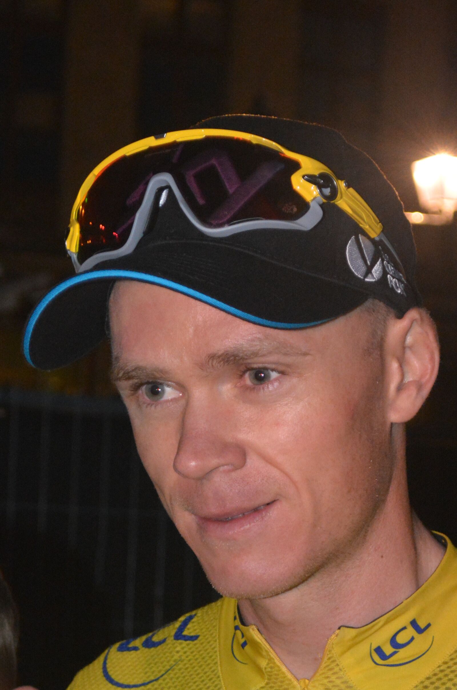 Nikon D5200 sample photo. Chris froome, champion, yellow photography