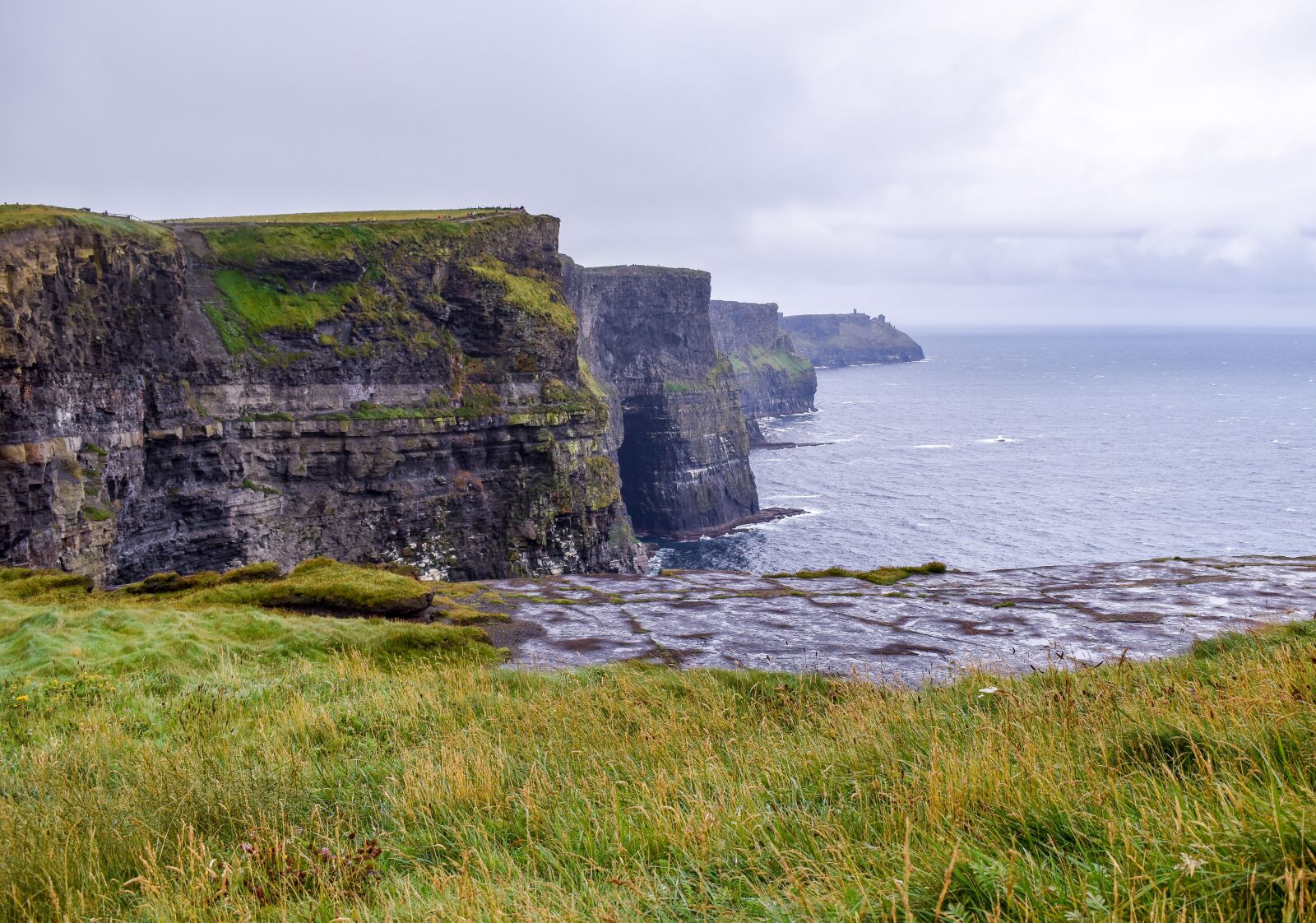 Nikon D3500 sample photo. Cliffs, ocean, ireland photography