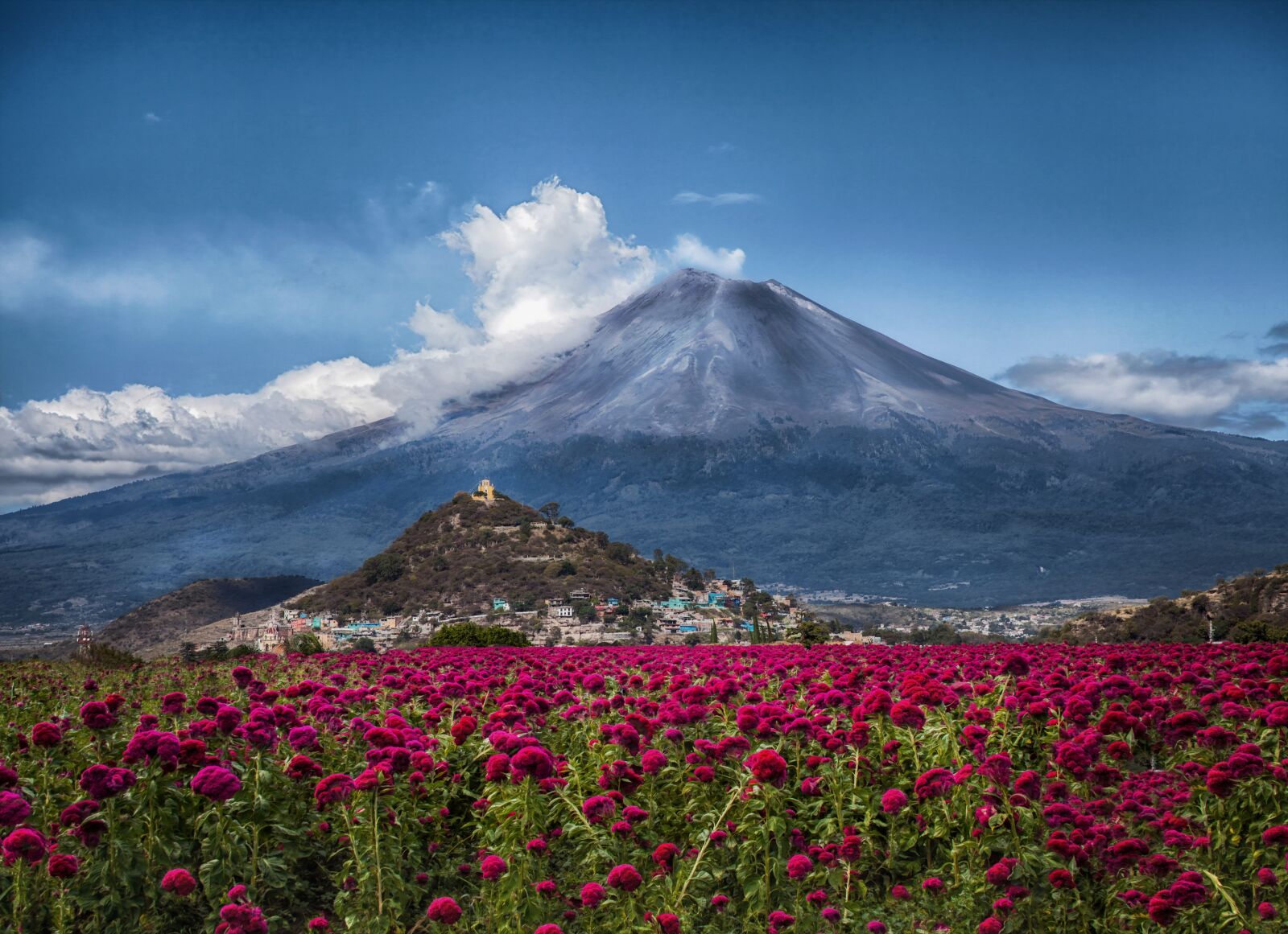 Canon EF 28-135mm F3.5-5.6 IS USM sample photo. Mexico, volcano, popocatepetl photography