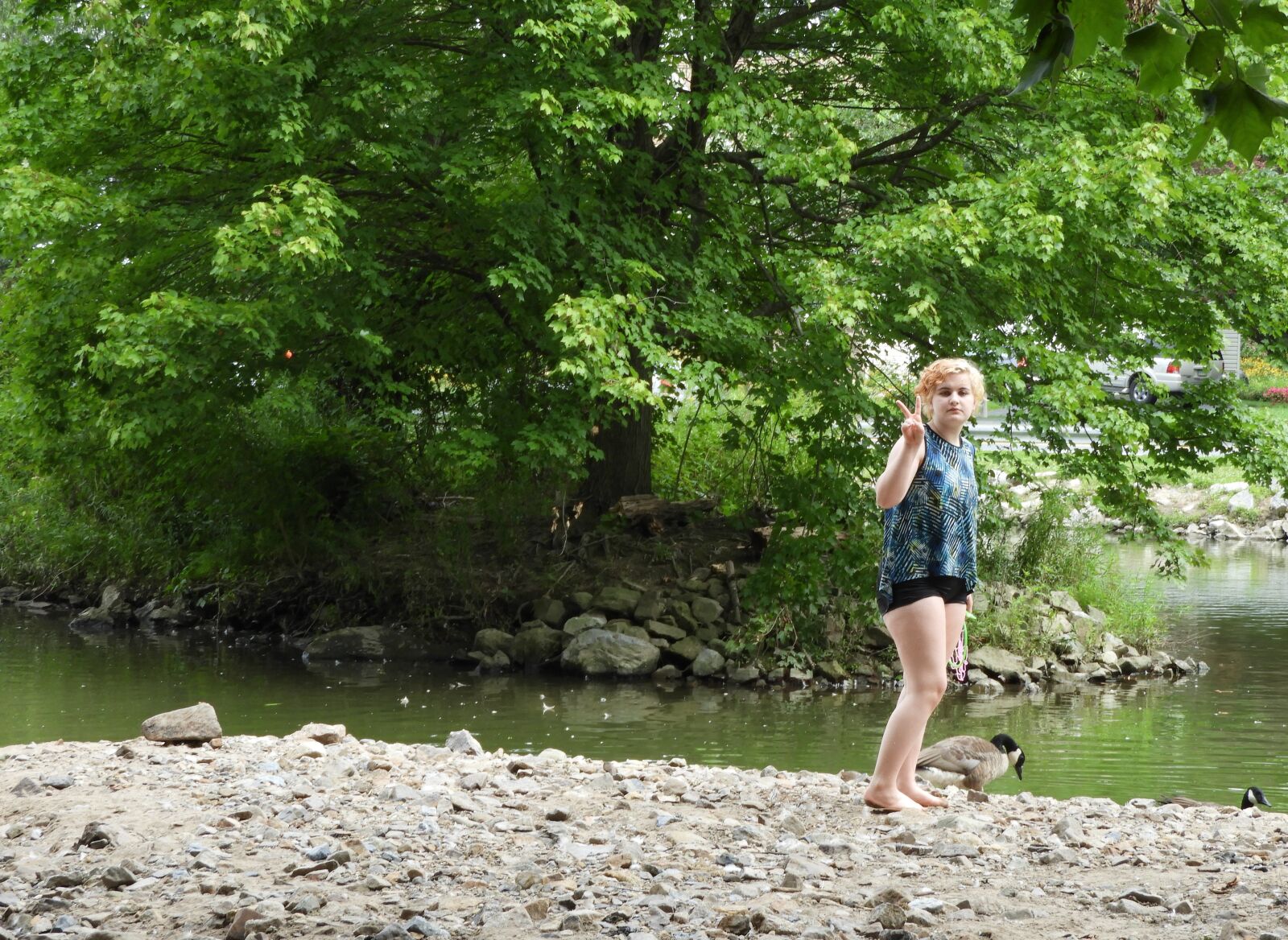 Nikon Coolpix B700 sample photo. Lake, summer, girl photography