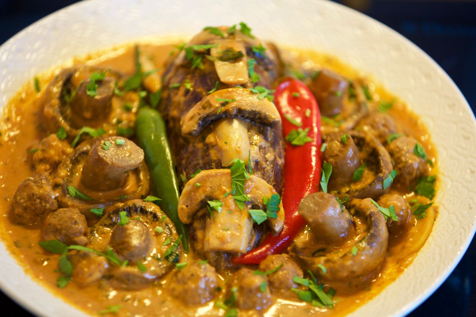 Canon EOS 5D Mark III sample photo. Mushrooms, french dish, tjena-kitchen photography