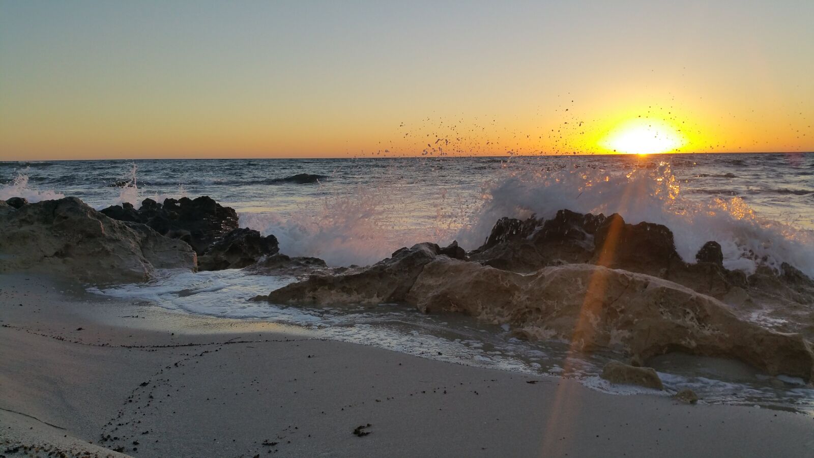Samsung Galaxy Note4 sample photo. Ocean, dusk, evening photography
