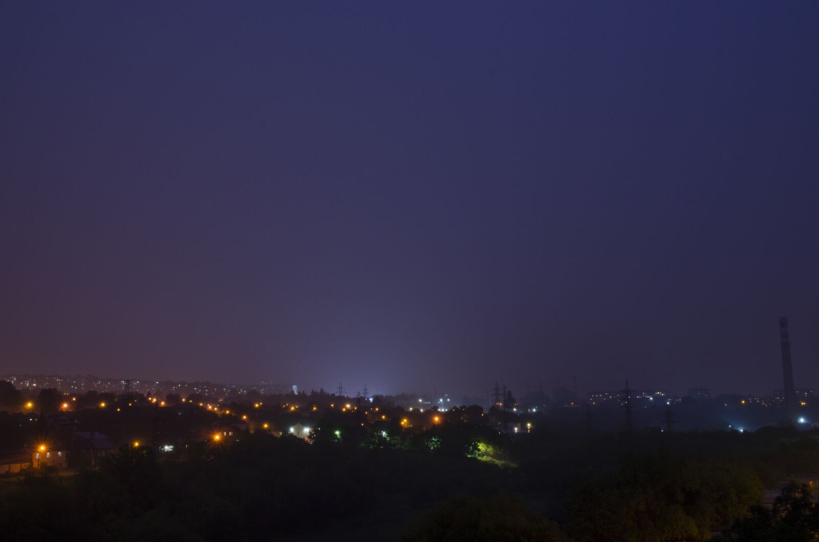 Nikon D5100 sample photo. Night, clouds, city photography