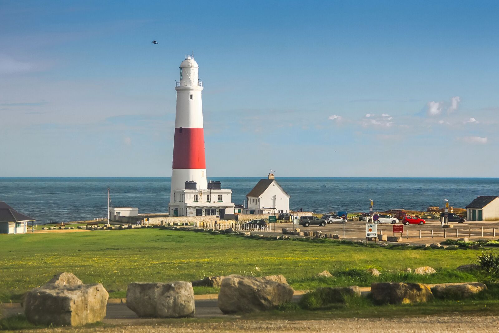 Canon EOS 60D sample photo. Portland bill, ocean, lighthouse photography