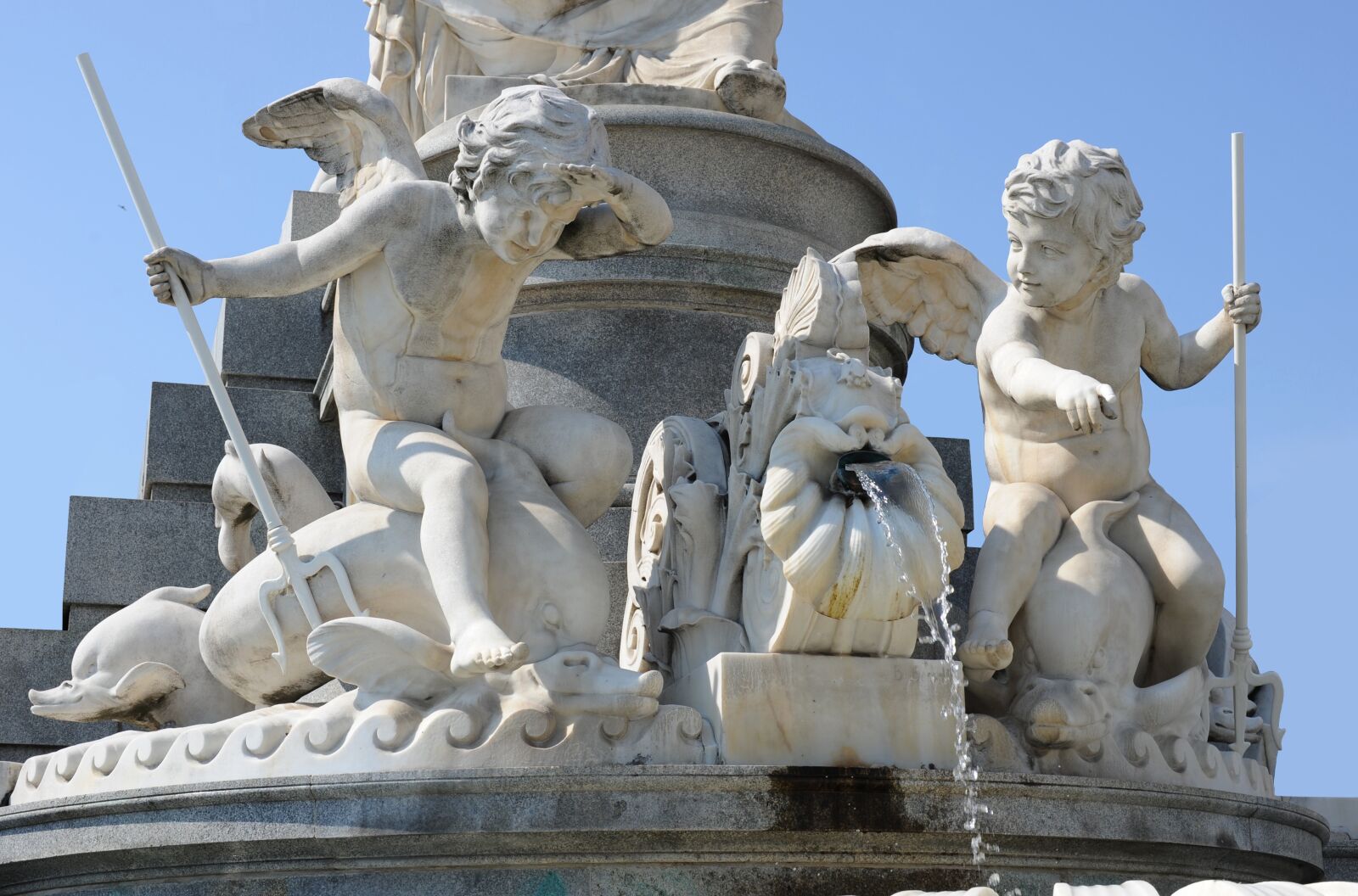Nikon D700 sample photo. Fountain, angel, vienna photography