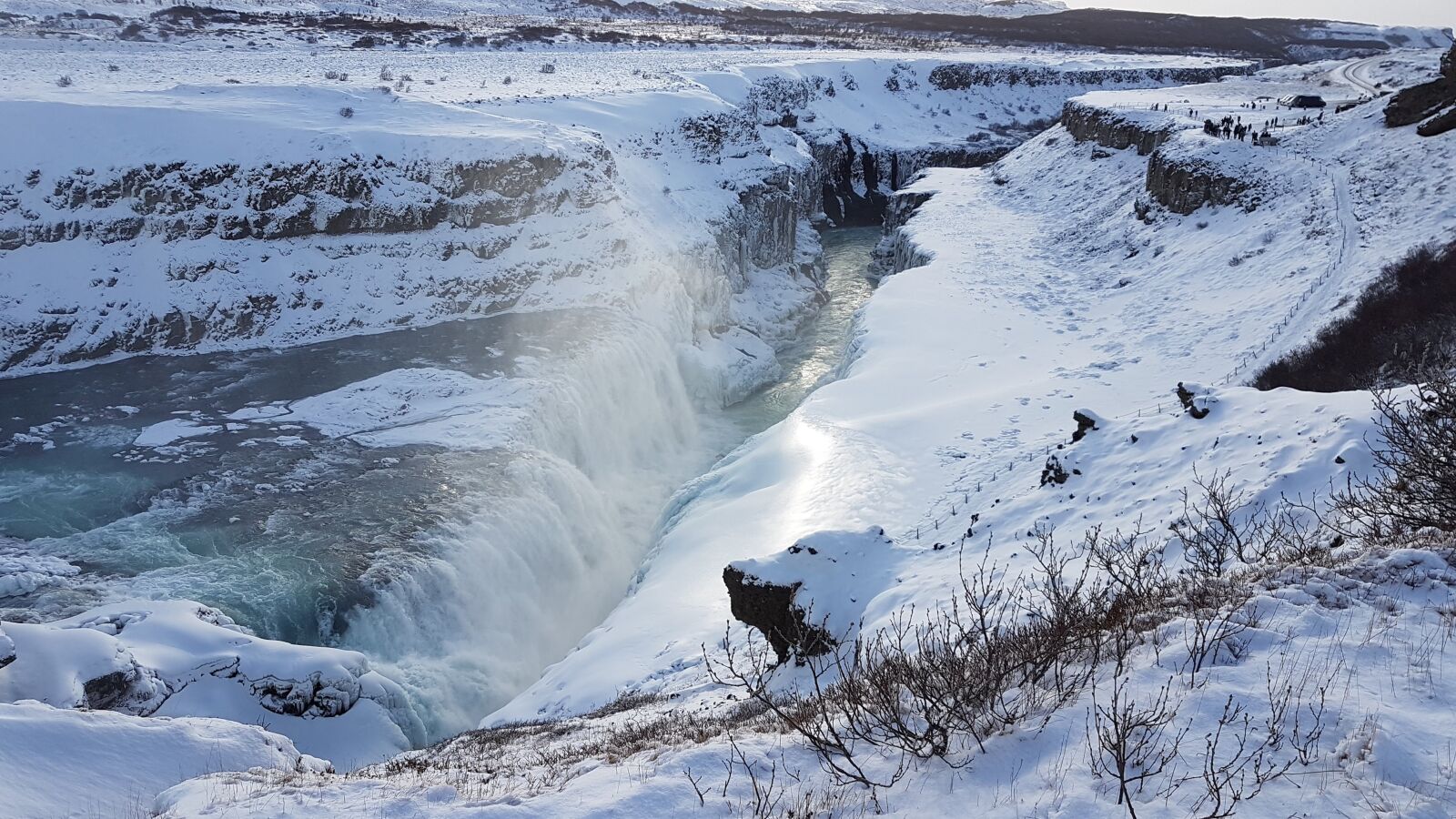 Samsung Galaxy S7 Edge sample photo. Iceland, gulfoss, cascade photography