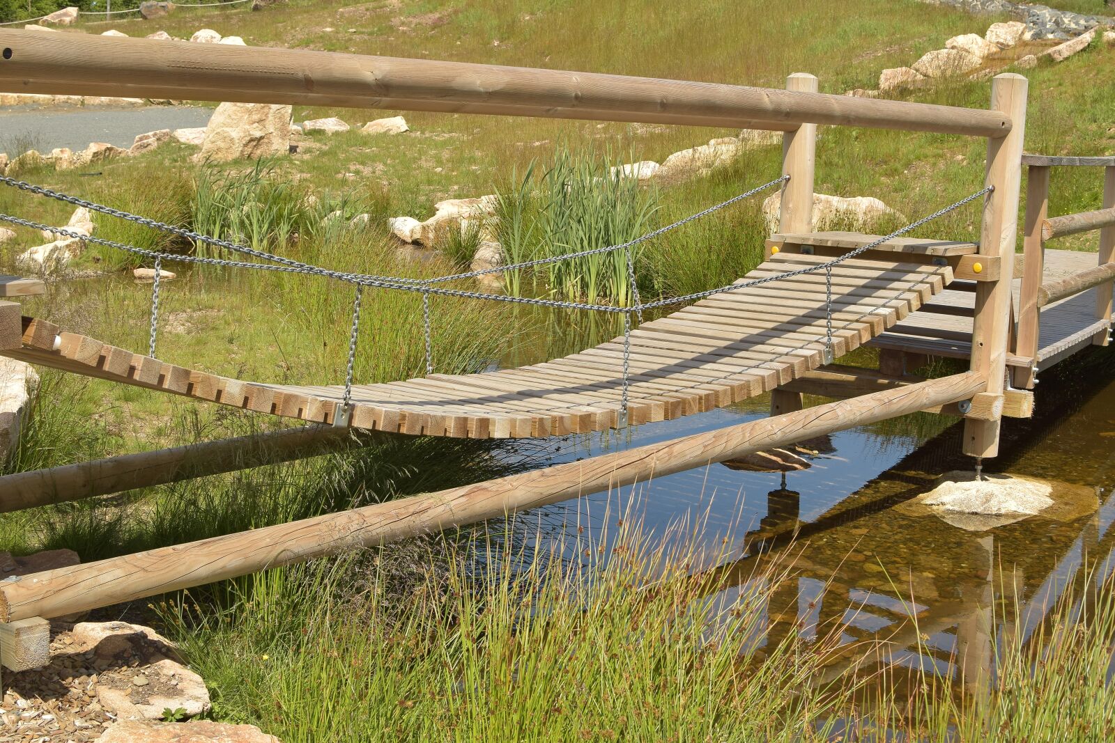 Nikon D5300 sample photo. Suspension bridge, mountains, braunlage photography