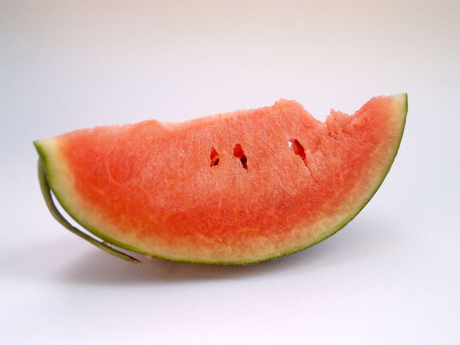 Olympus E-300 (EVOLT E-300) sample photo. Watermelon, slice, isolated photography