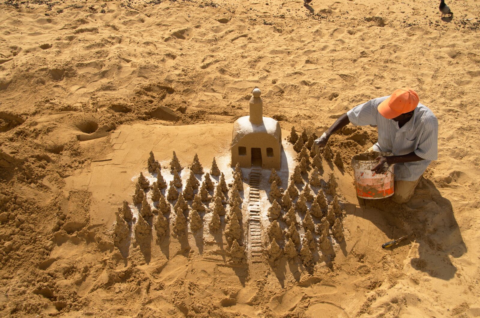 Nikon D5100 sample photo. Beach, sand, sand sculpture photography