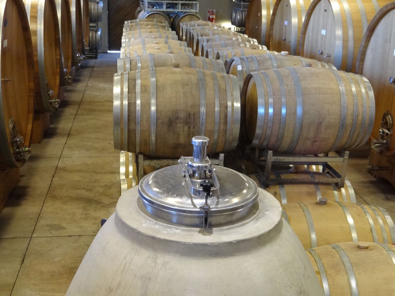 Sony Cyber-shot DSC-HX100V sample photo. Wine, barrels, winery photography