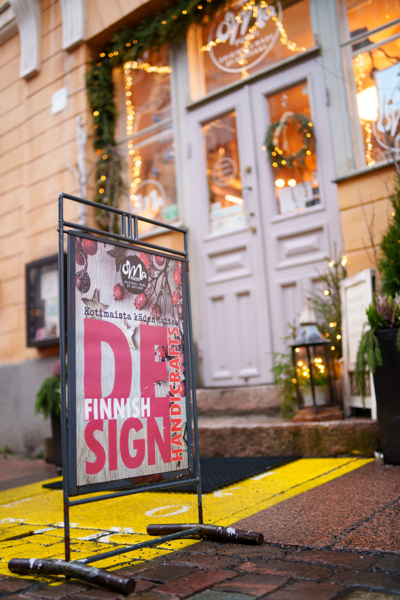 Samyang AF 35mm F1.4 P sample photo. Design sign photography