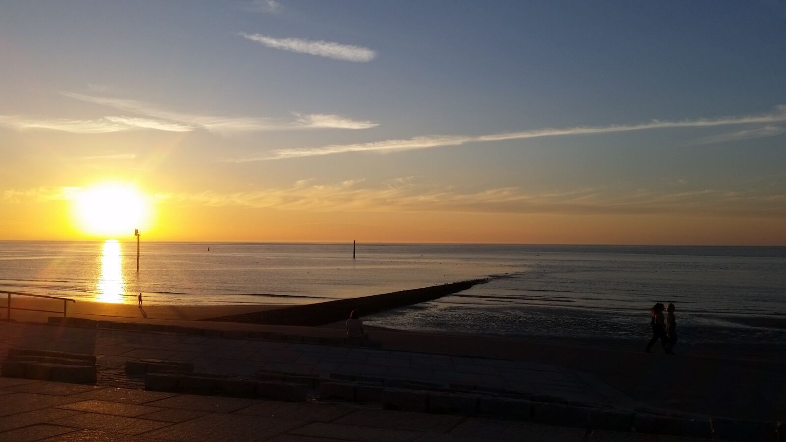 Samsung Galaxy S5 sample photo. Sea, sunset, abendstimmung photography