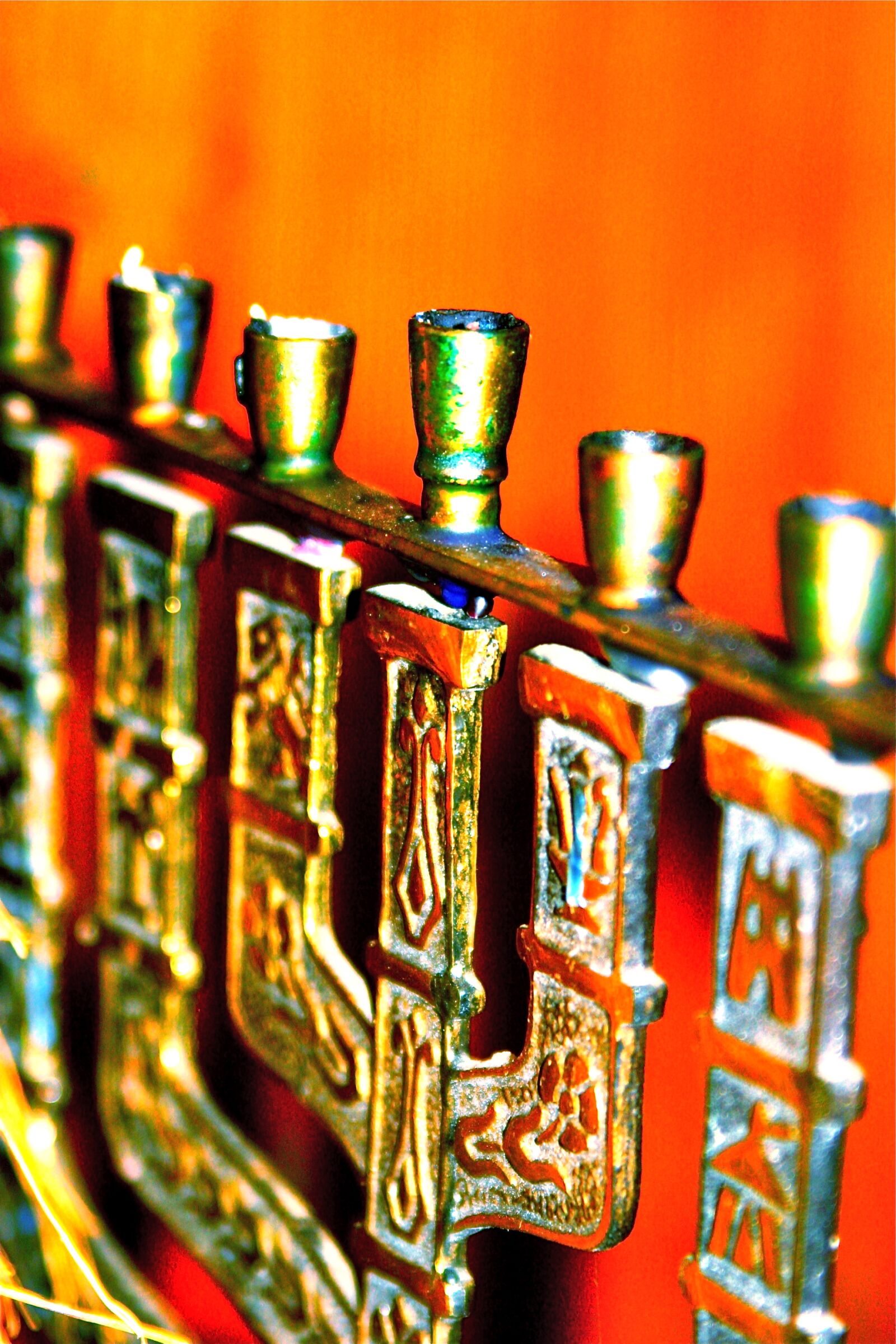 Canon EOS 10D sample photo. Candles, chanukah, hanukkah, menorah photography