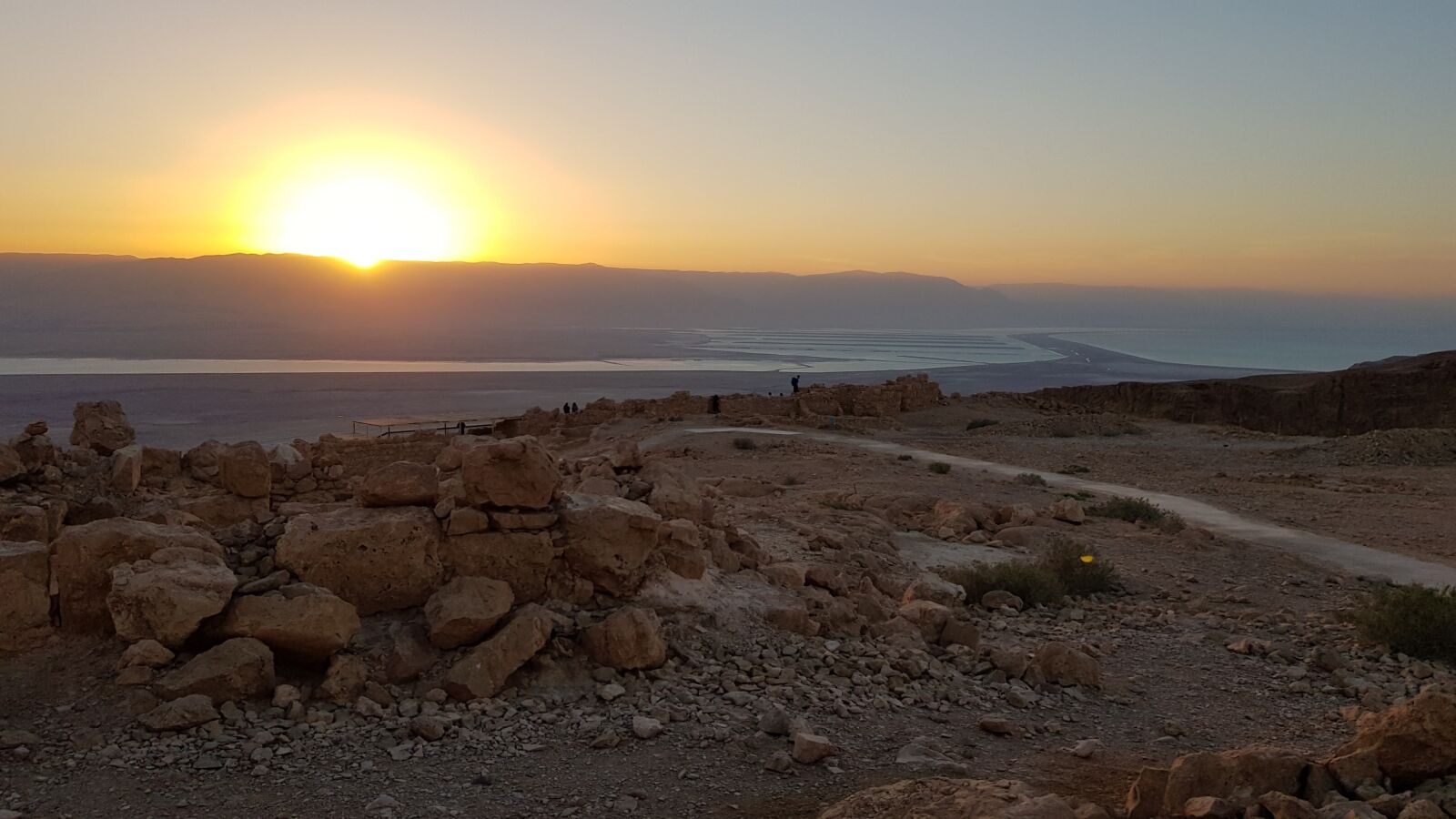 Samsung Galaxy S8 sample photo. Masada, israel, sunrise photography
