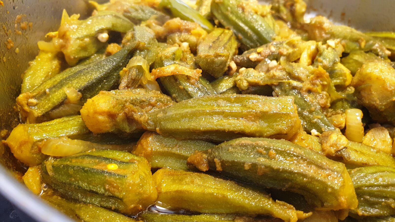 Samsung Galaxy S9 sample photo. Okra fry, okra, lady photography