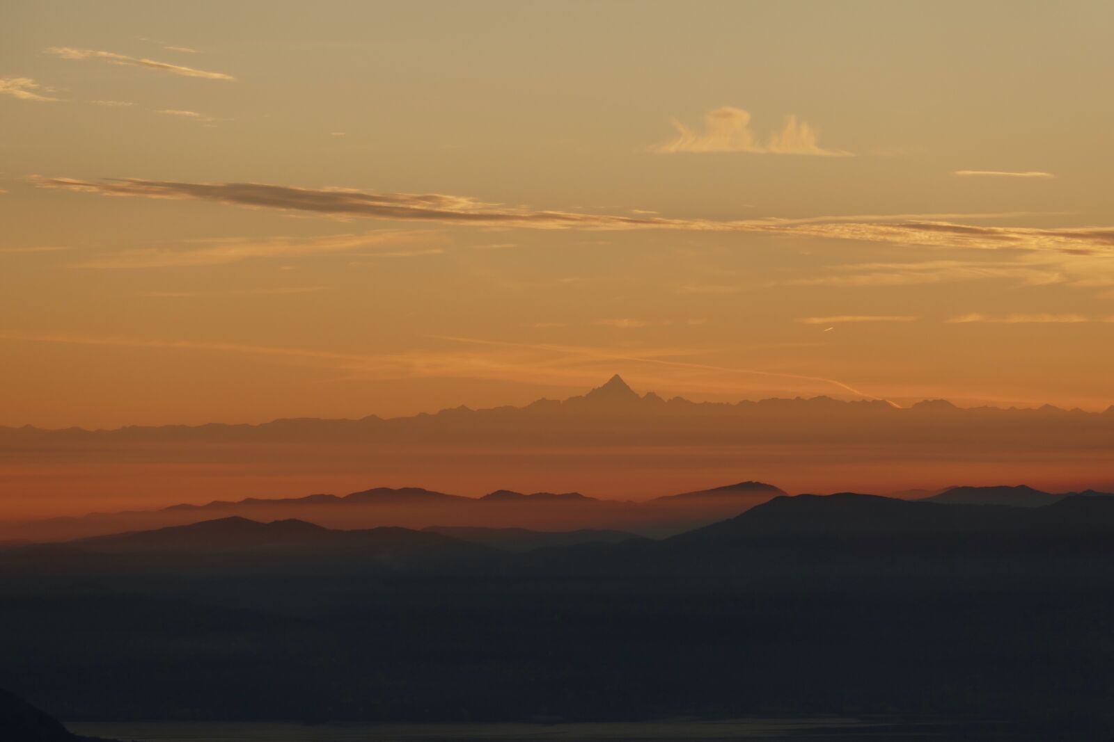 Panasonic DMC-TZ101 sample photo. Monviso, sunset, landscape photography