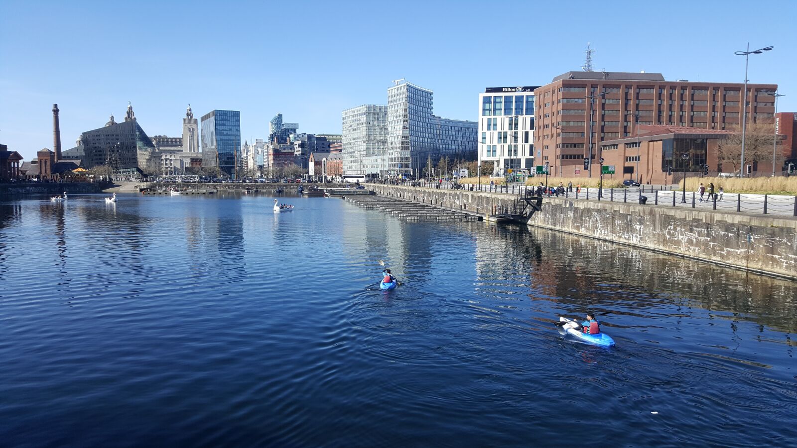 Samsung Galaxy S6 sample photo. Liverpool, canoe, port photography