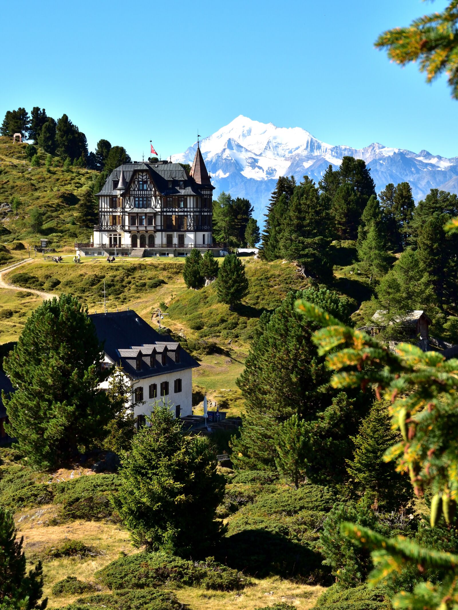 Nikon D5500 sample photo. Rieder furka, landscape, mountains photography