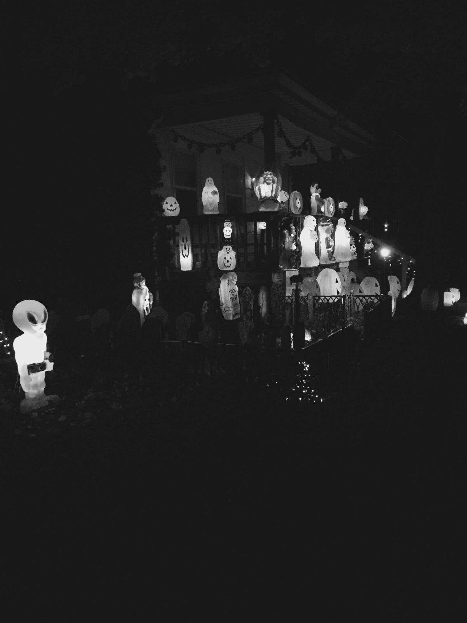 Apple iPhone 6 sample photo. Black, and, white, halloween photography