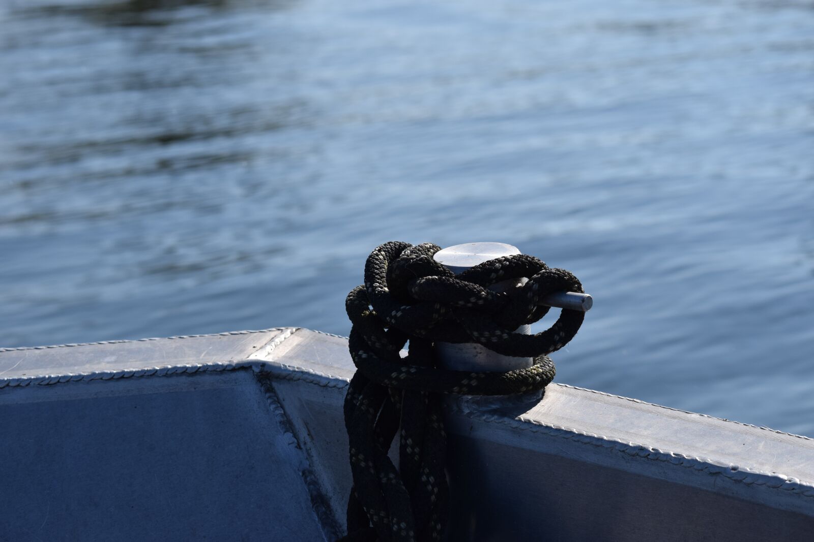 Nikon D5300 sample photo. Knot, boat, water photography