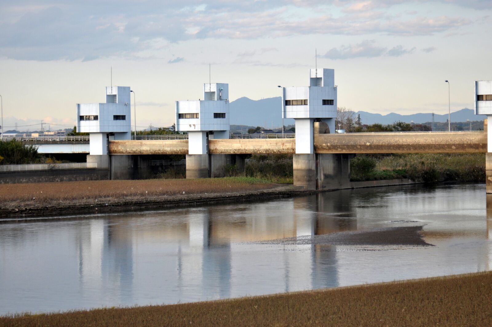 Nikon D90 sample photo. Weir, dam, river photography