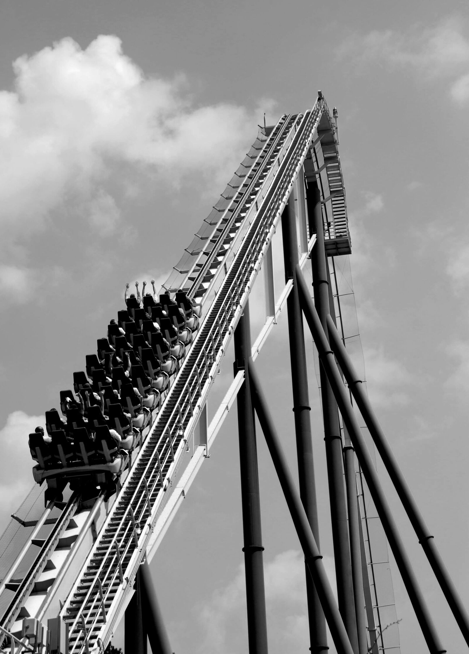 Nikon D200 sample photo. Roller coaster, ride, amusement photography