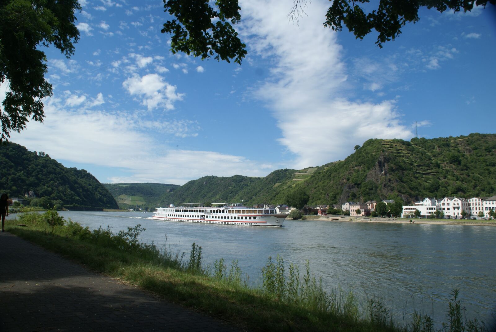 Sony Alpha DSLR-A100 sample photo. Rhine equipment, middle rhine photography