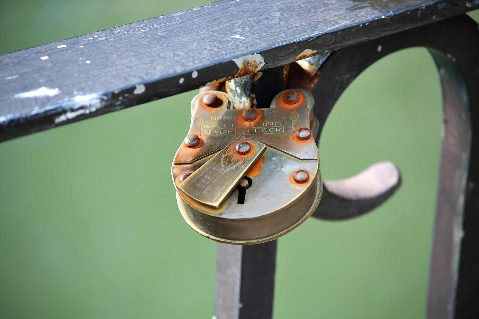 Nikon D3100 sample photo. Padlocks, bridge, romantic photography