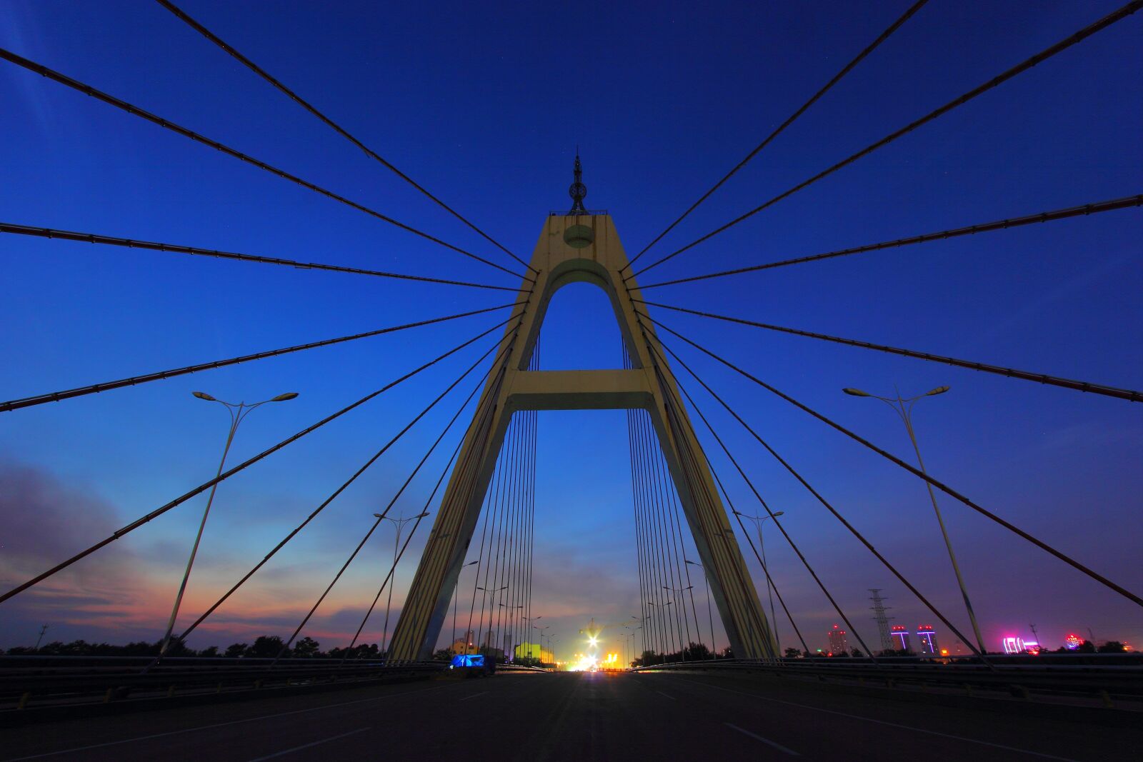 Canon EF-S 10-22mm F3.5-4.5 USM sample photo. Bridge, night view, texas photography