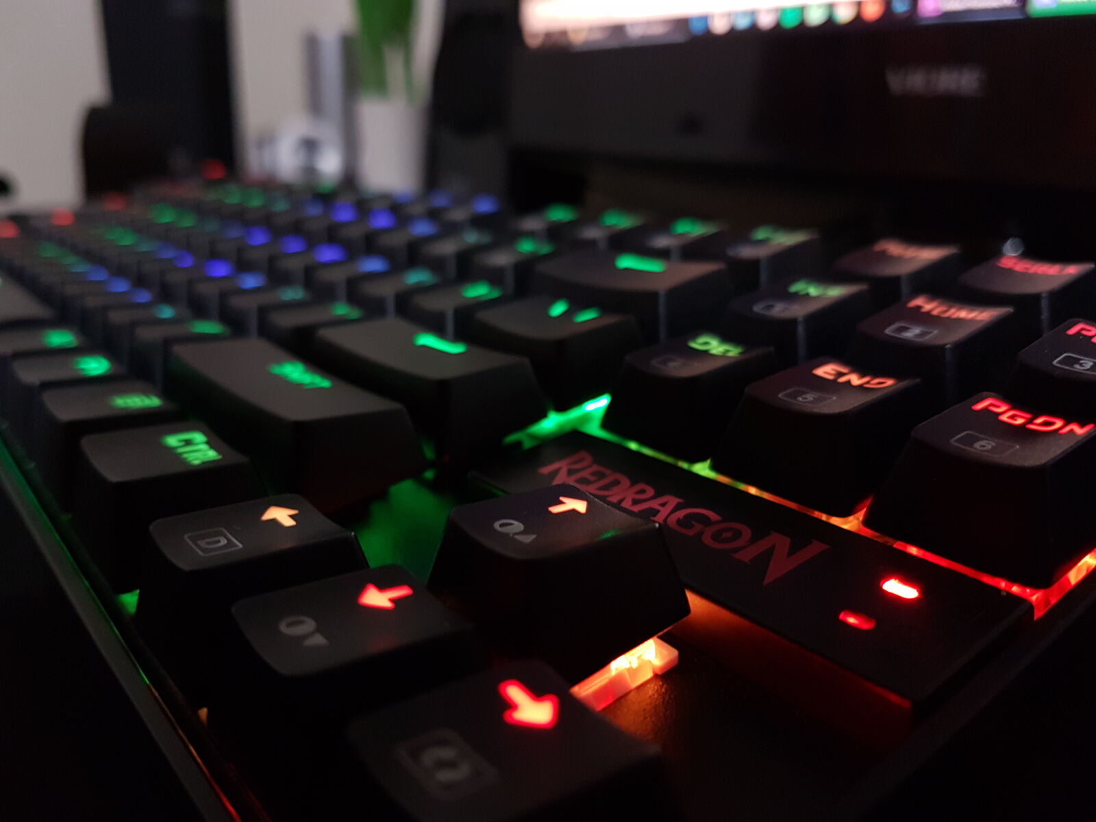 Samsung Galaxy S7 Edge sample photo. Backlight, computer, keyboard, gamer photography