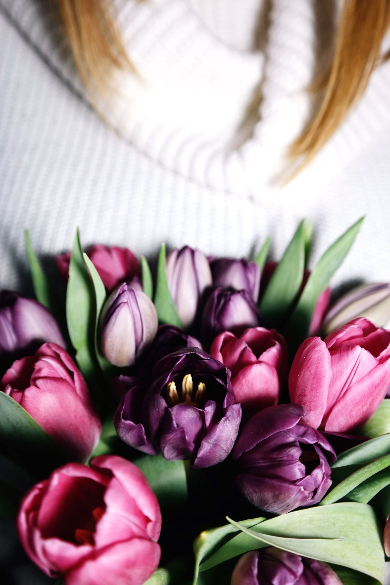 Samsung NX300 sample photo. Tulip, bouquet, love, petals photography