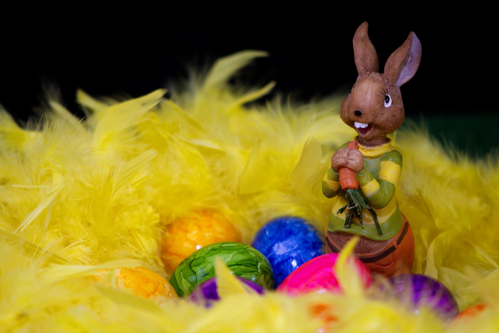 Nikon D7200 sample photo. Easter bunny, easter eggs photography