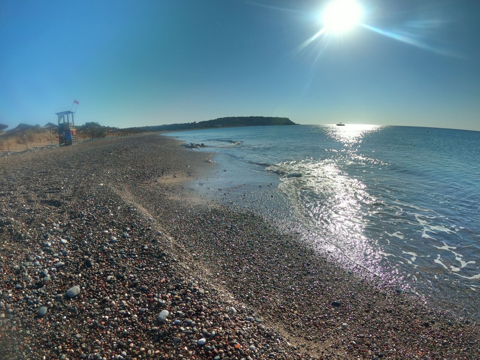 GoPro Hero8 Black sample photo. Pebble, beach, sea photography