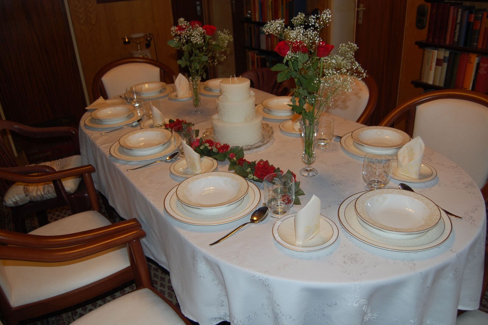 Nikon D40 sample photo. Table, festive, wedding photography