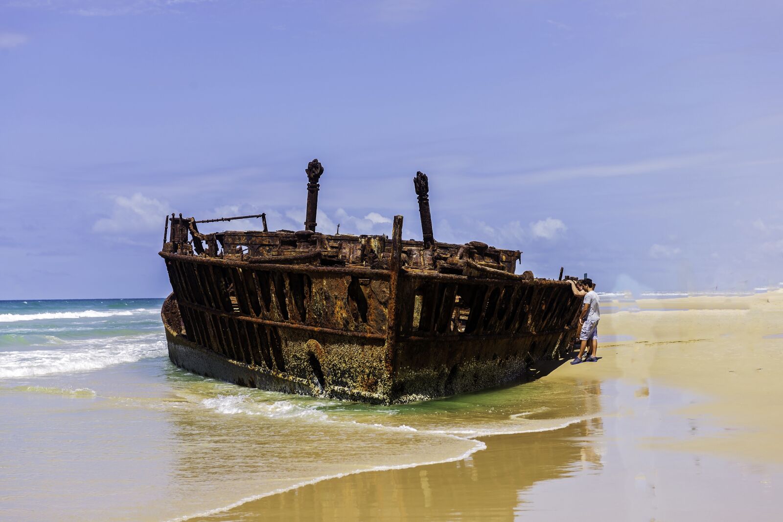 Nikon D610 sample photo. Ship, wreck, fraser photography