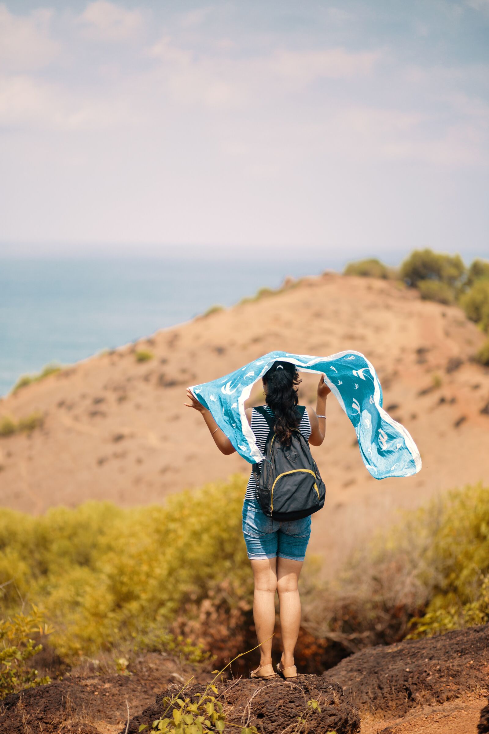 Canon EF 85mm F1.8 USM sample photo. Girl, goa, beach photography