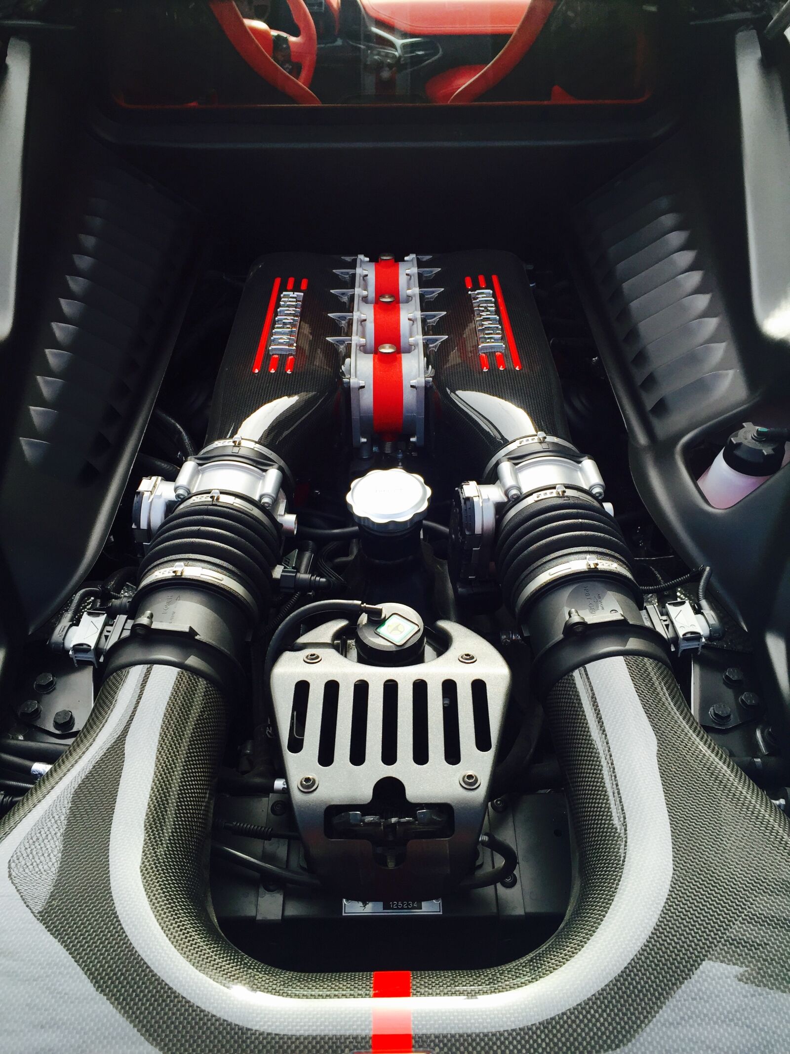 Apple iPhone 6 sample photo. Ferrari, special, engine photography